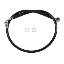 Drag Specialties Brake Line - 18- Softail - Black +4" 1741-5808_725014