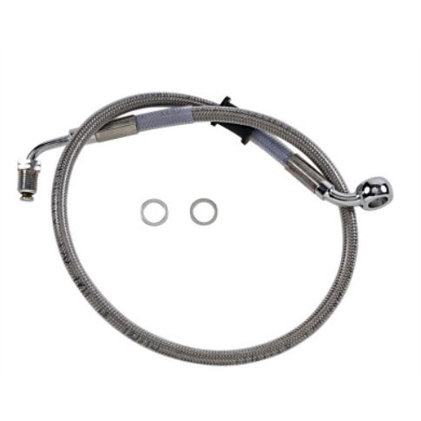 Drag Specialties Brake Line - 18- Softail - Stainless Steel 1741-5812_725018