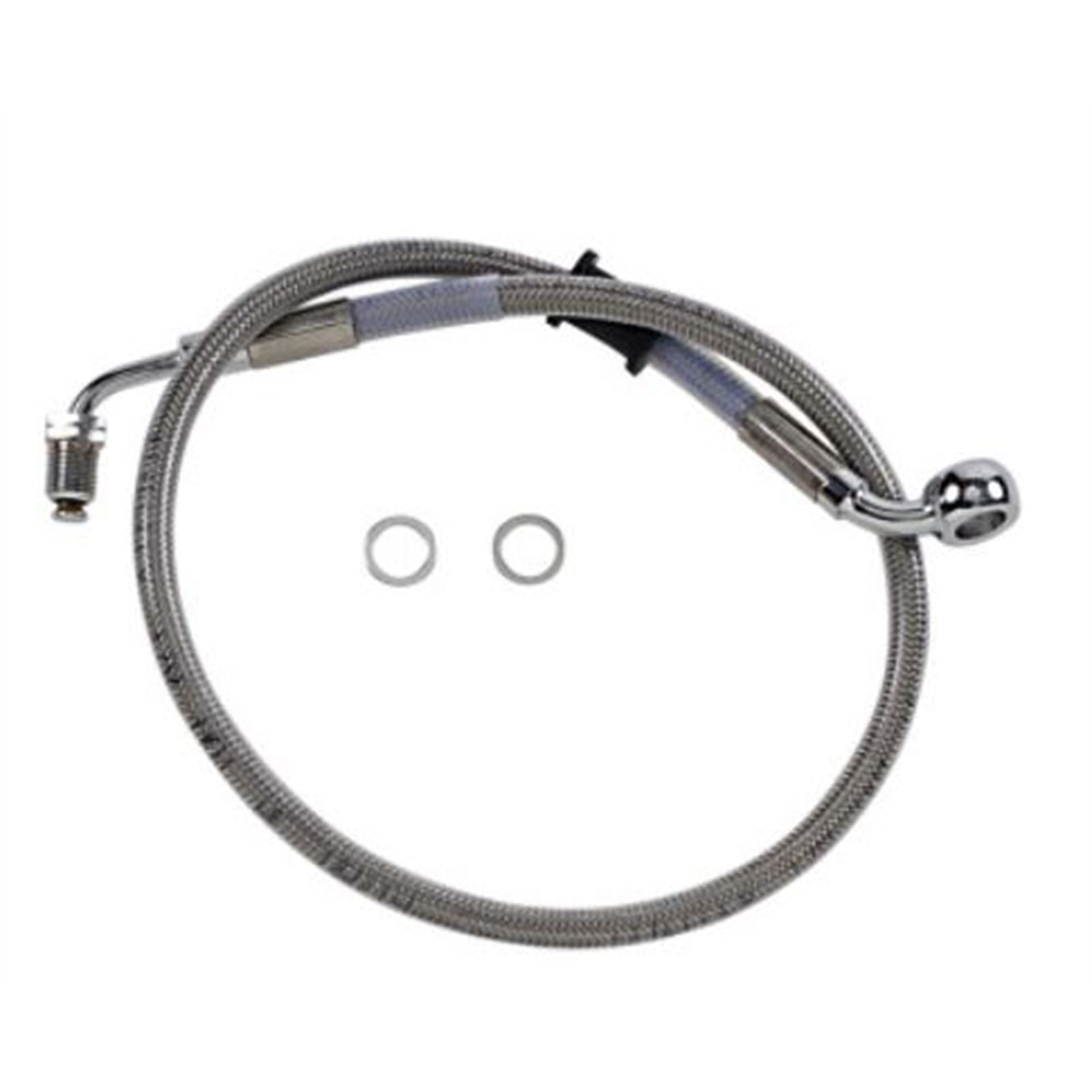 Drag Specialties Brake Line - 18- Softail - Stainless Steel 1741-5812_725018