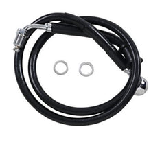 Drag Specialties Brake Line - 18- Softail - Black +6" 1741-5821_725027