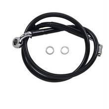 Drag Specialties Brake Line - 18- Softail - Black +8" 1741-5822_725028