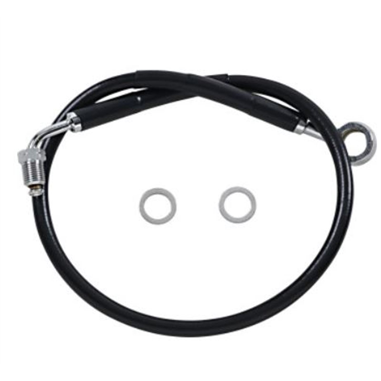 Drag Specialties Brake Line - 18- Softail - Black 1741-5830_725047