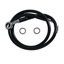 Drag Specialties Brake Line - 18- Softail - Black +8" 1741-5834_725062