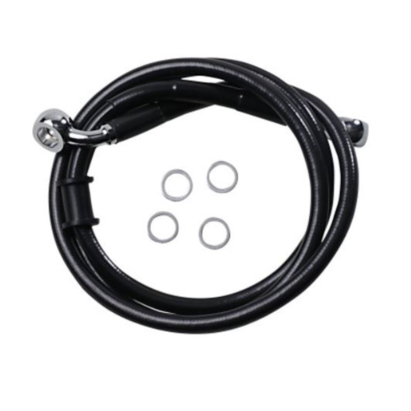 Drag Specialties Brake Line - 18-XL1200XS - Black 1741-5839_725055