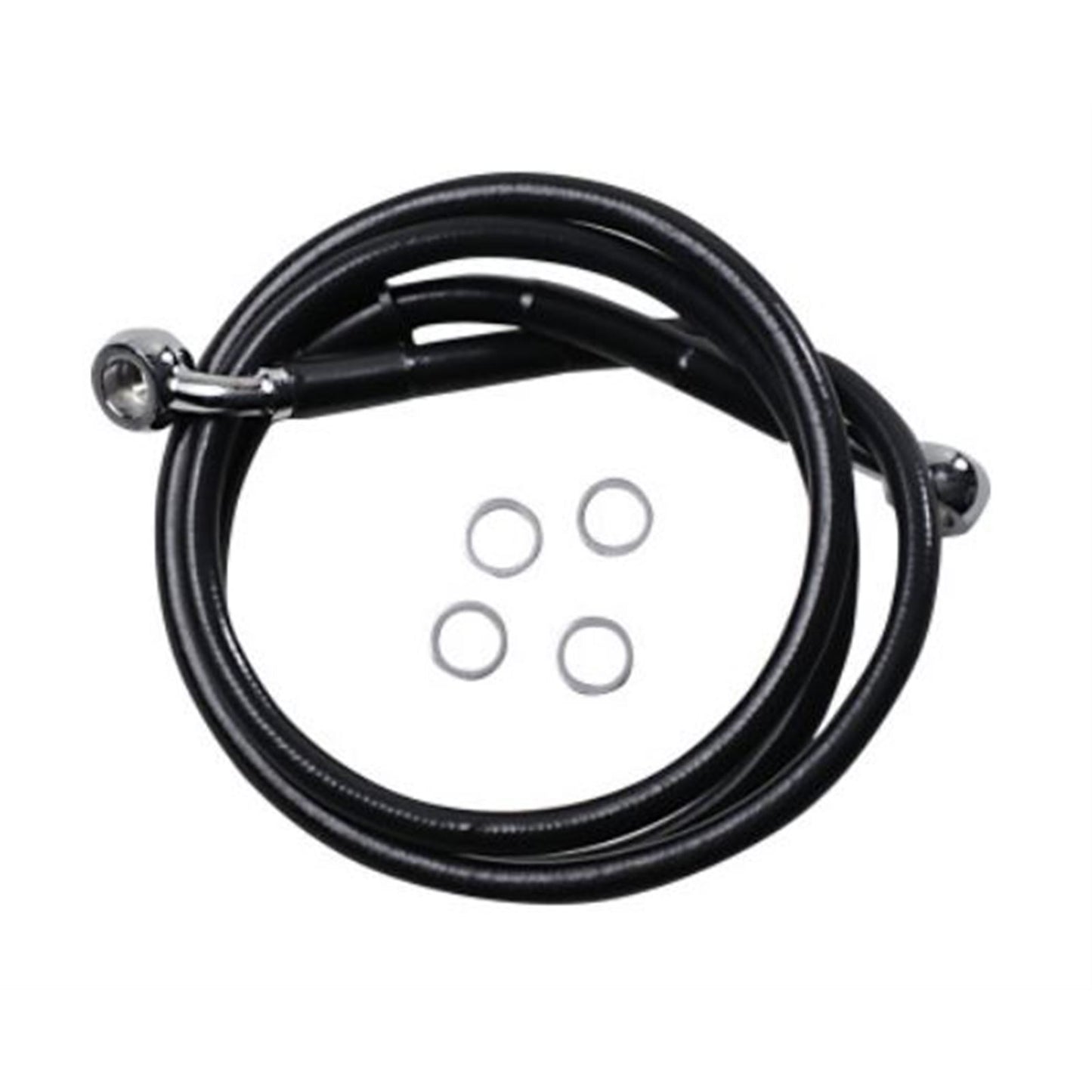 Drag Specialties Brake Line - 18-XL1200XS - Black +2" 1741-5840_725054
