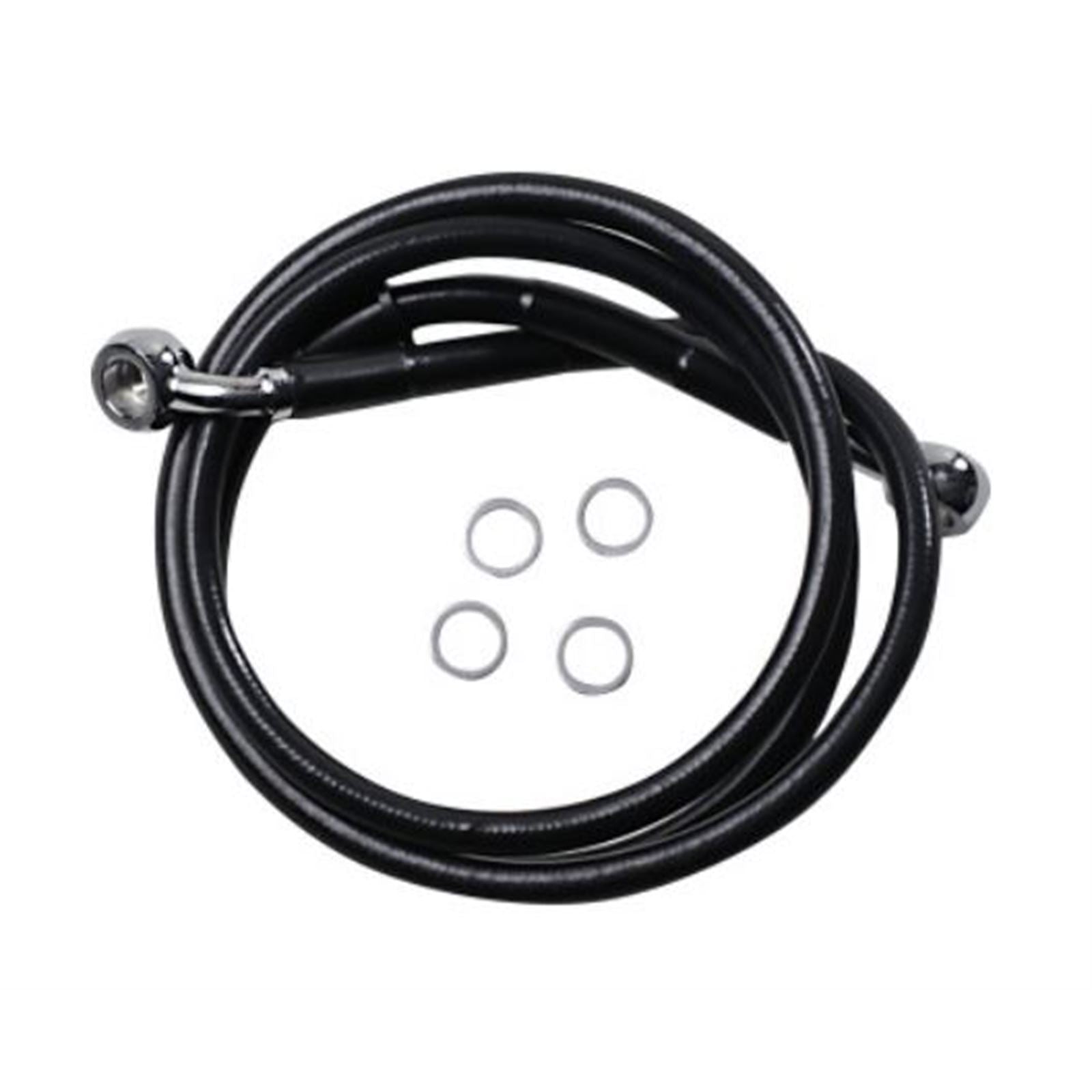 Drag Specialties Brake Line - 18-XL1200XS - Black +2" 1741-5840_725054
