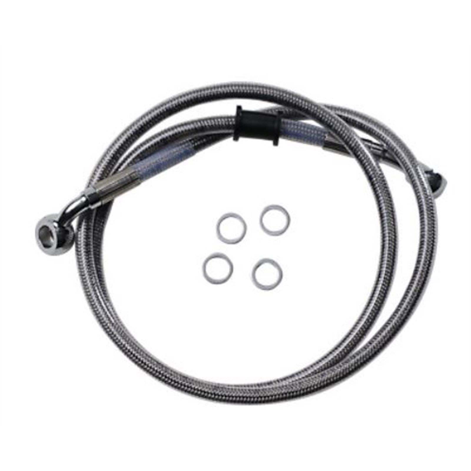 Drag Specialties Brake Line - 18- Softail - Stainless Steel 1741-5842_725063