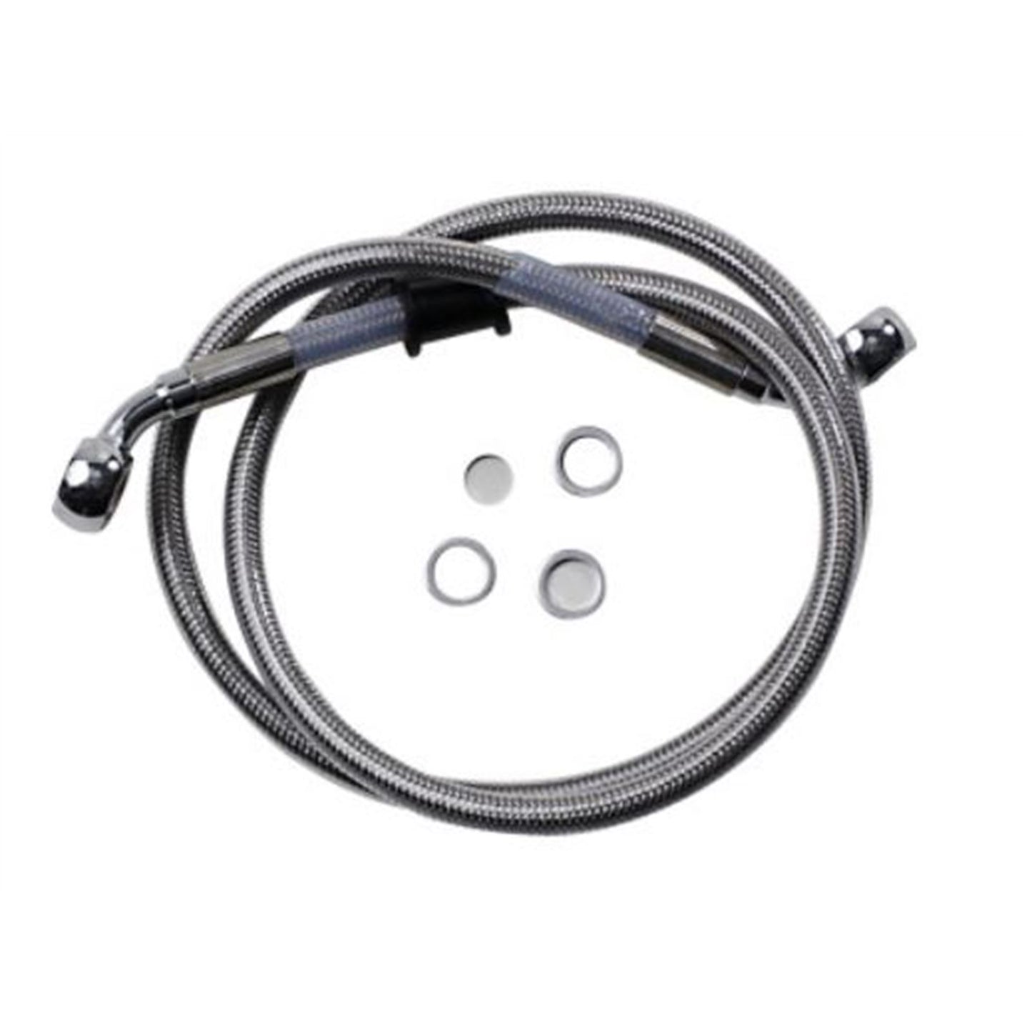 Drag Specialties Brake Line - 18- Softail - Stainless Steel 1741-5843_725064