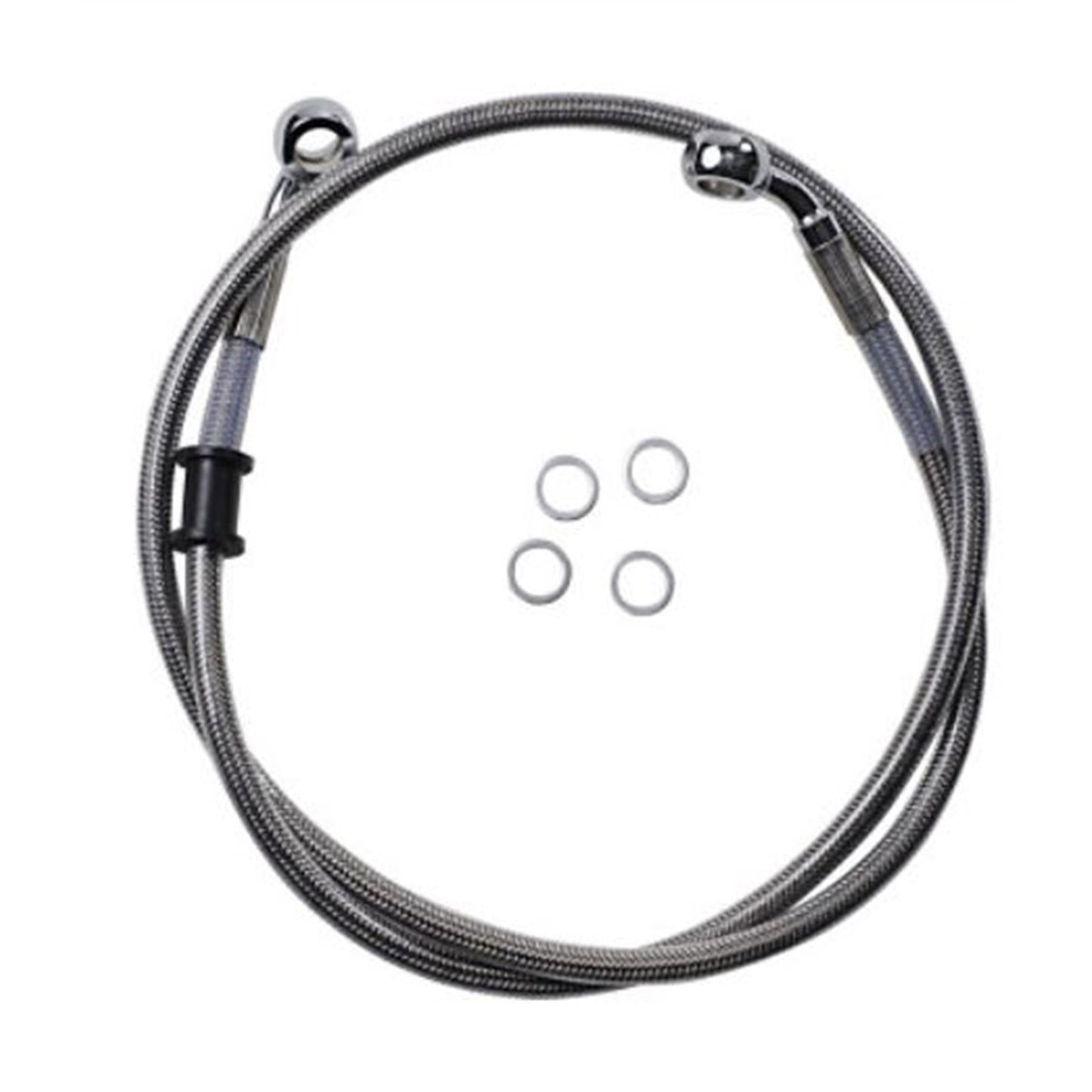 Drag Specialties Brake Line - 18- Softail - Stainless Steel 1741-5844_725065