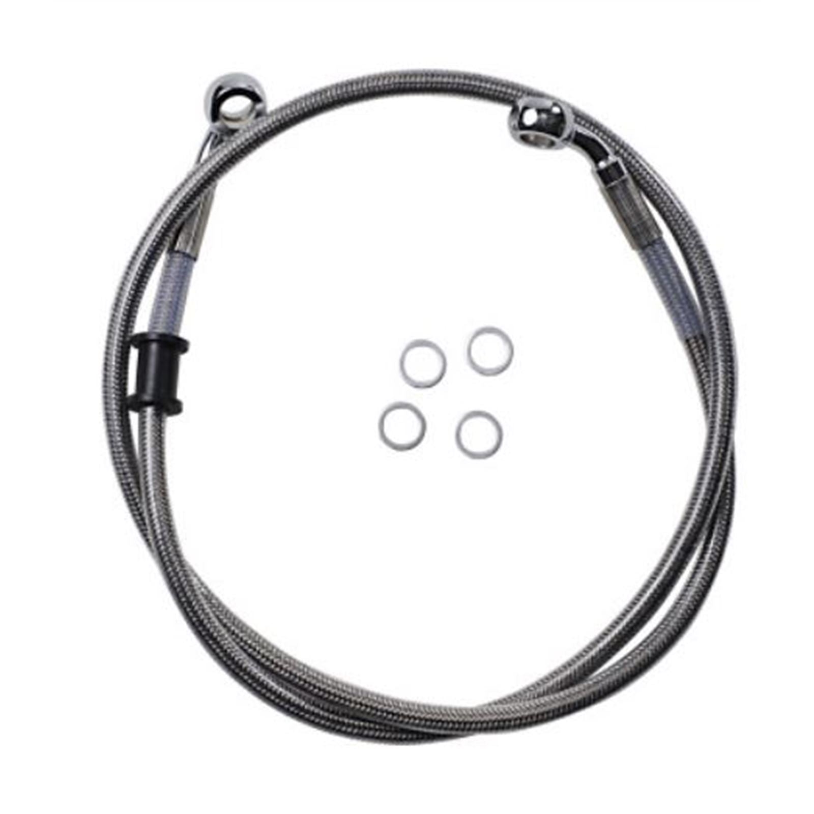 Drag Specialties Brake Line - 18- Softail - Stainless Steel 1741-5844_725065