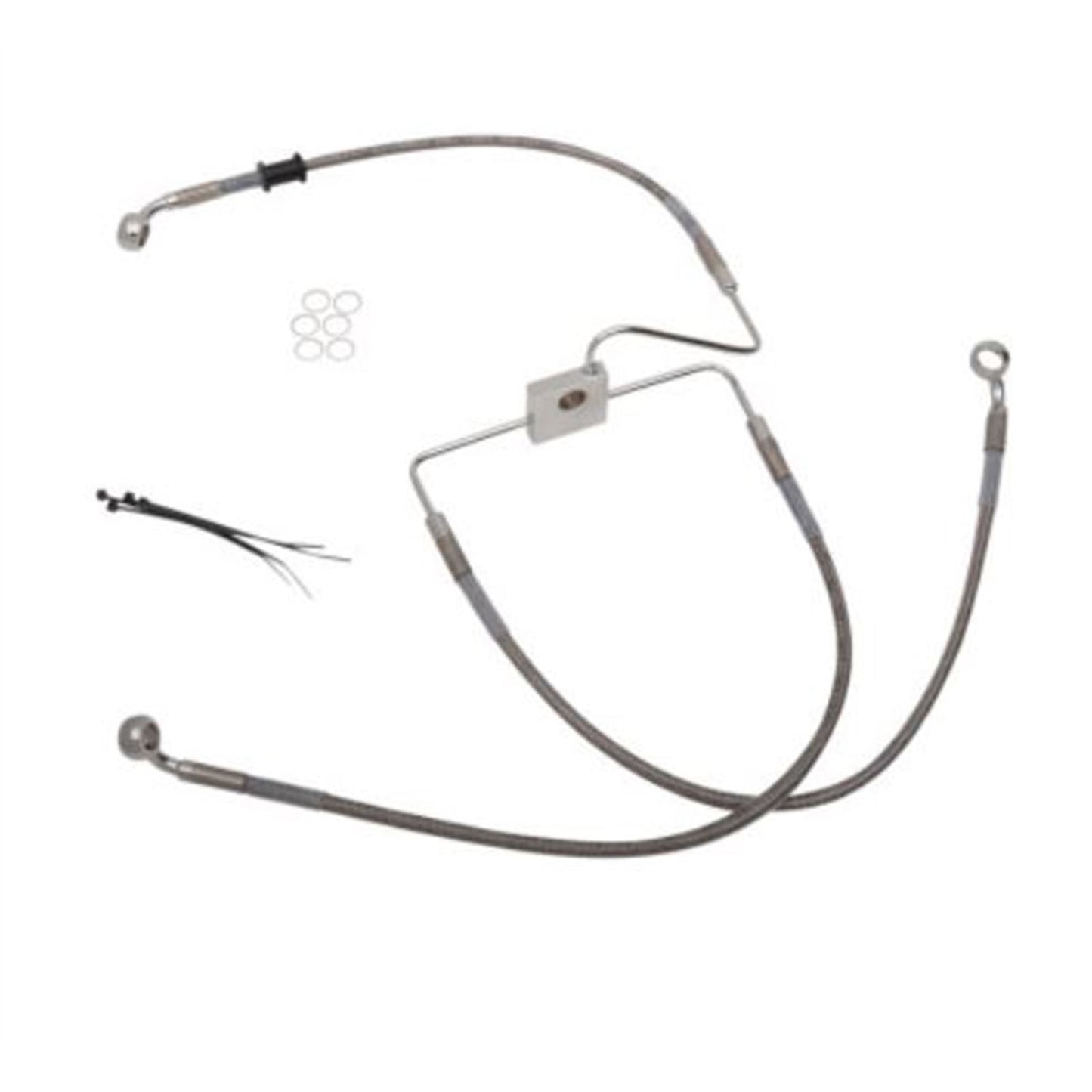Drag Specialties Brake Line - 18-XL1200X - Stainless Steel 1741-5845_725066
