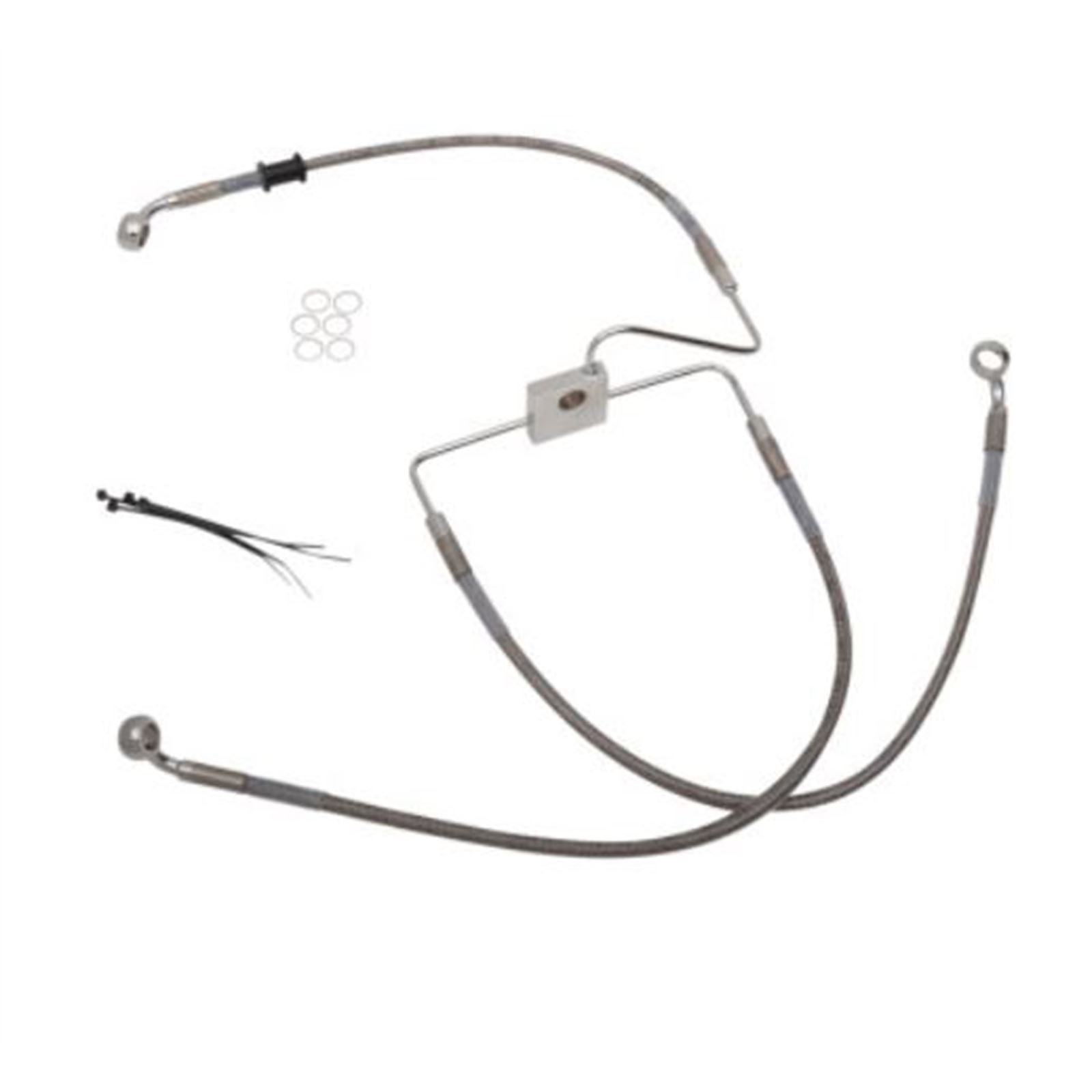 Drag Specialties Brake Line - 18-XL1200X - Stainless Steel 1741-5845_725066