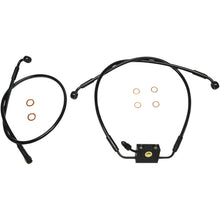 Magnum XR Brake Line Kit - Black/Black Fittings - Softail [MPN: SBB1335-26]_1043805