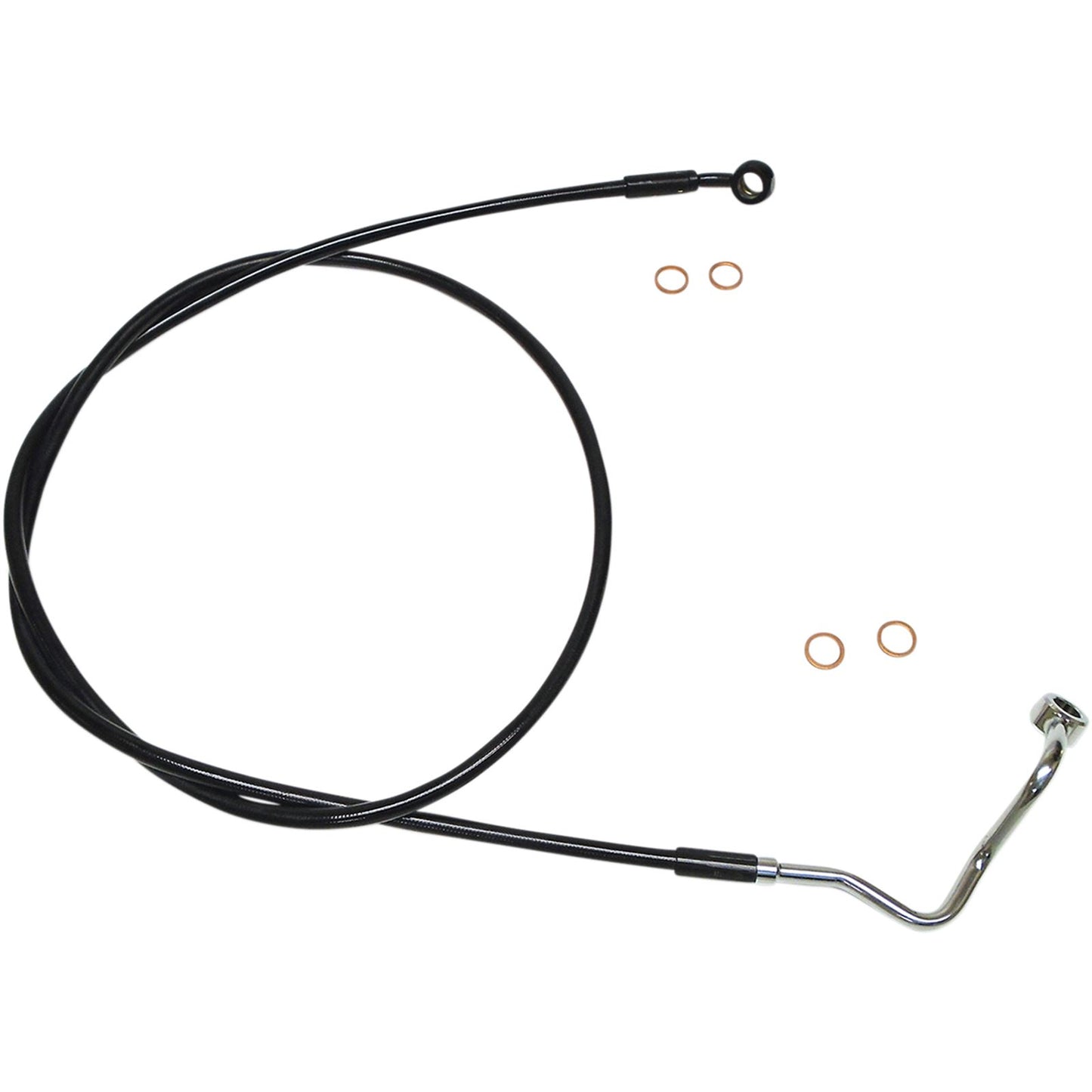 Magnum XR Upper Brake Line - 68" - Stainless [MPN: SBB1414-67]_1043780
