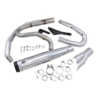 S&S Cycle 2:1 Exhaust - Chrome - M8 Softail 550-0858_730681