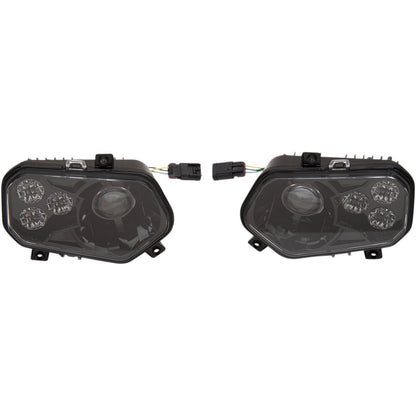 Moose Offroad LED Headlight for Polaris RZR800/900 - Black 2001-2225_1081613