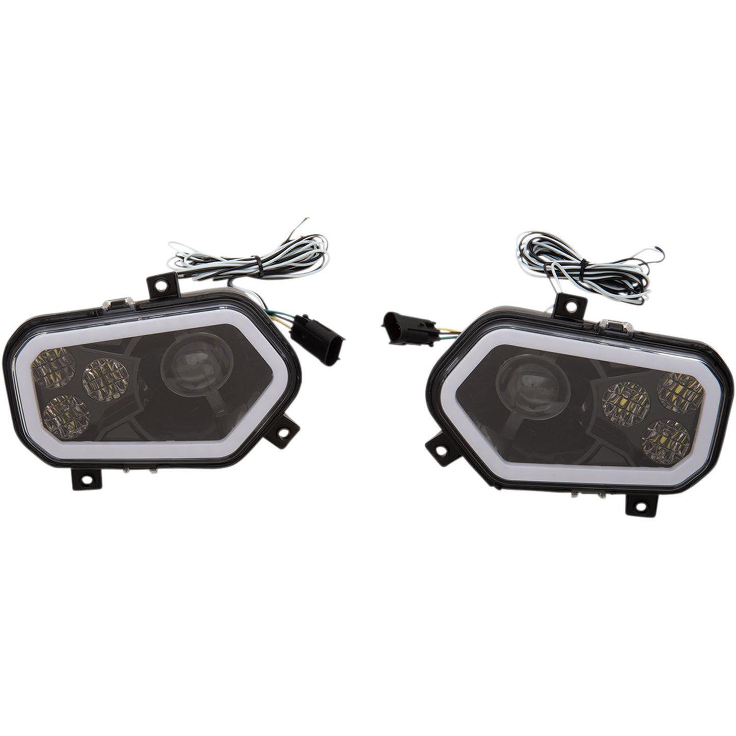 Moose Offroad LED Headlight for Polaris RZR800/900 - Black 2001-2226_1081614