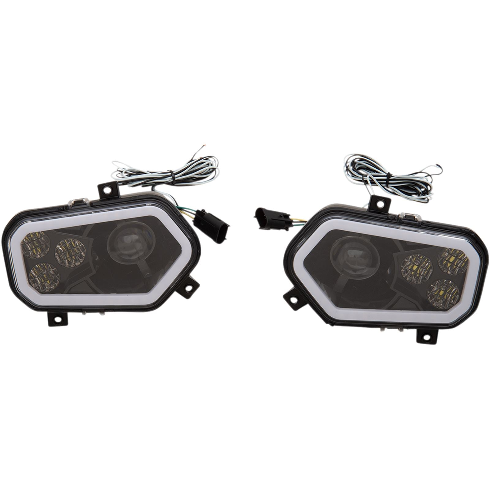 Moose Offroad LED Headlight for Polaris RZR800/900 - Black 2001-2226_1081614