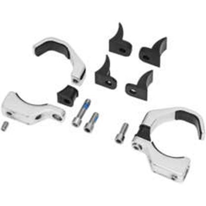 Kuryakyn Pipe Wrench Fork Mounts - Chrome For Fork Tubes 39 - 48mm OPEN BOX [MPN: 2579]_2576446