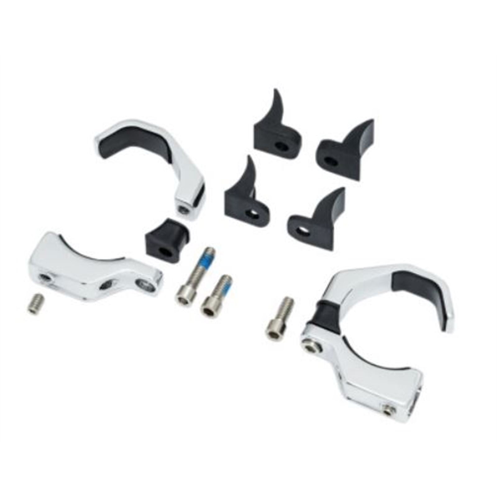 Kuryakyn Pipe Wrench Fork Mounts - Chrome For Fork Tubes 39 - 48mm 2579_683620