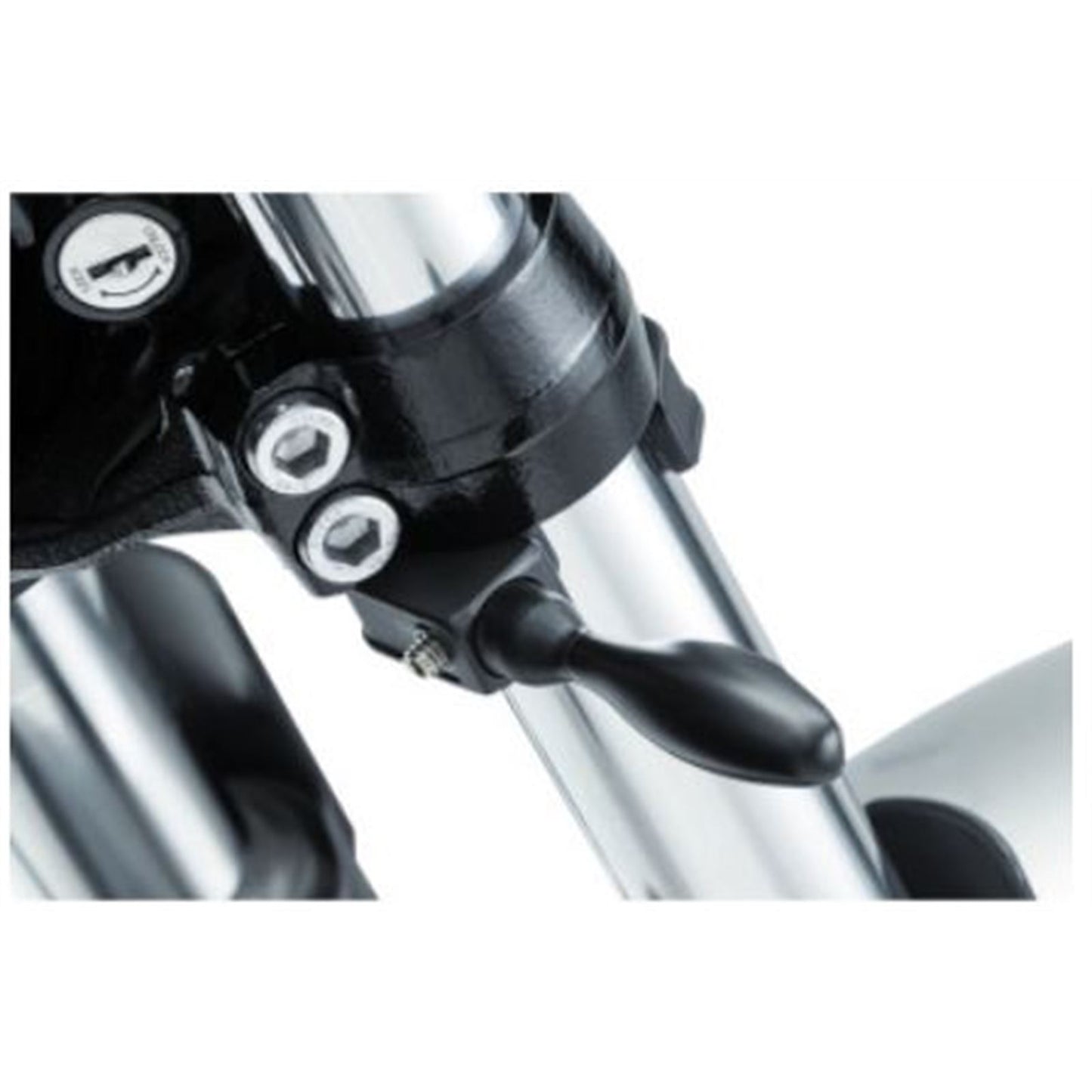 Kuryakyn Pipe Wrench Fork Mounts Black 2580_683624