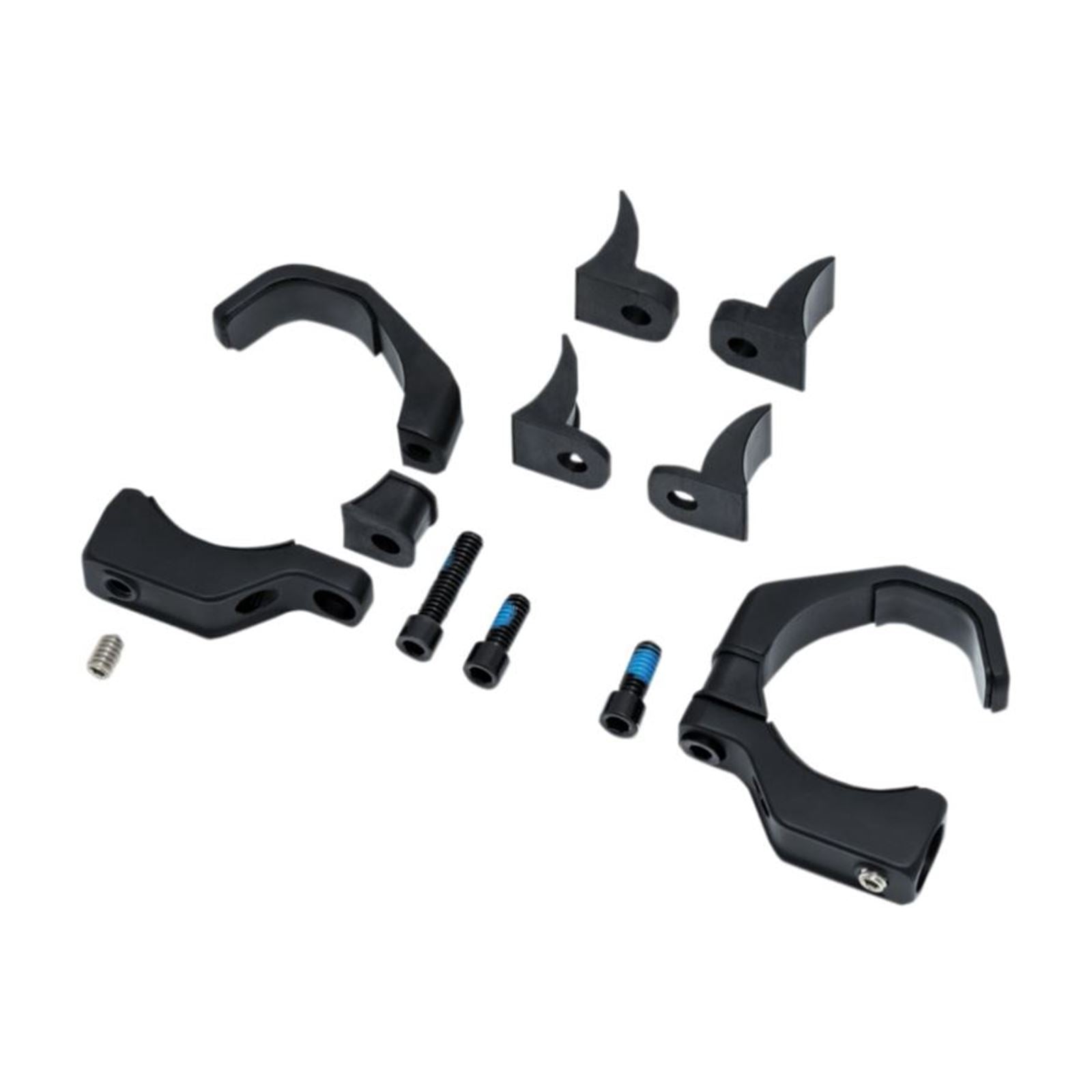 Kuryakyn Pipe Wrench Fork Mounts Black 2580_683625