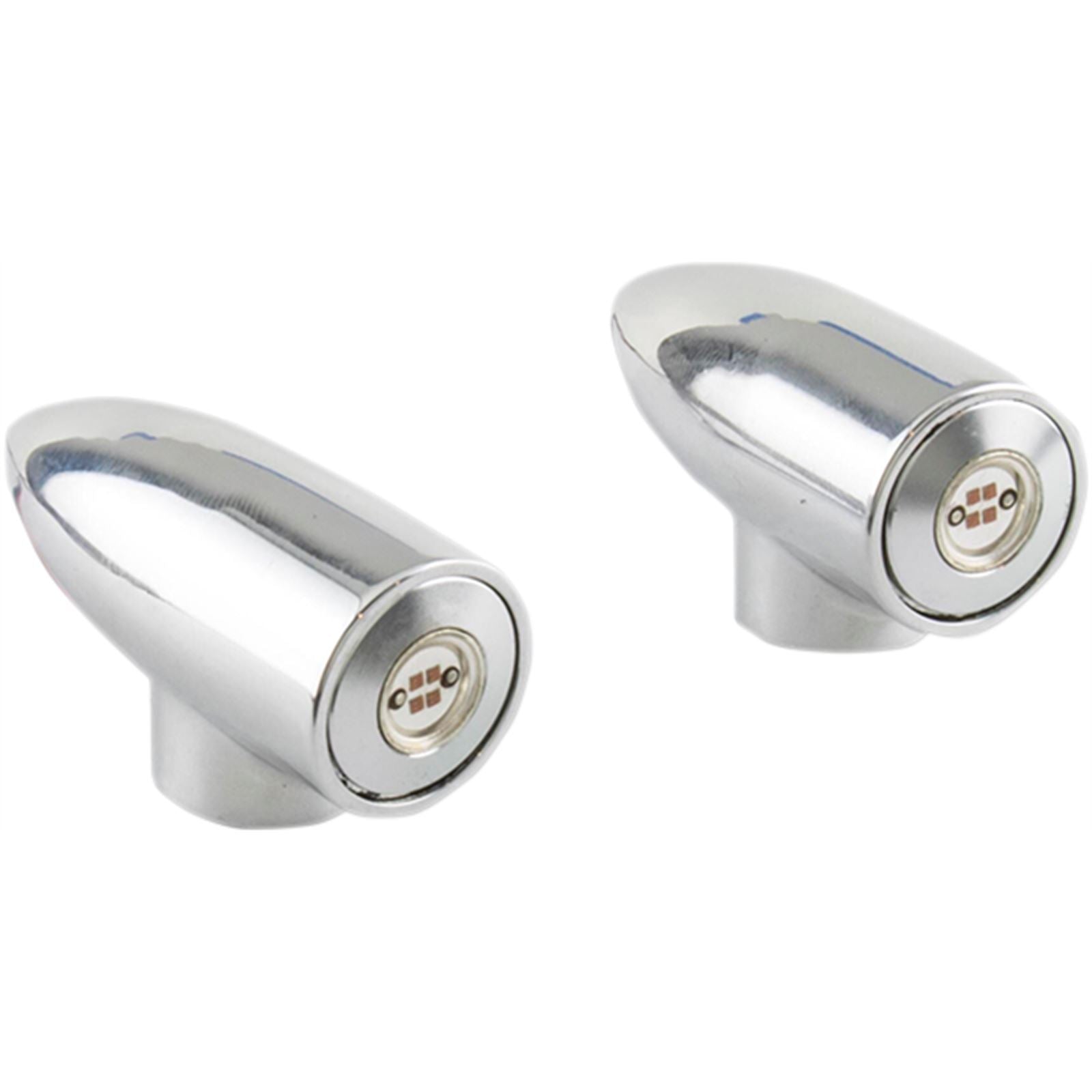Paul Yaffe's Bagger Nation Lightning Bullet - Marker Lights - Amber - Chrome [MPN: LB-F-AMB-C]_1043966