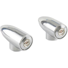Paul Yaffe's Bagger Nation Lightning Bullet - Marker Lights - Amber - Chrome [MPN: LB-F-AMB-C]_1043966