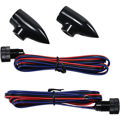 Paul Yaffe's Bagger Nation Lightning Bullet - Marker Lights - Amber - Black [MPN: LB-F-AMB-GB]_1043967