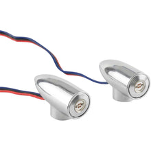Paul Yaffe's Bagger Nation Lightning Bullet - Marker Lights - Amber/White - Chrome [MPN: LB-F-DRL-C]_1043944