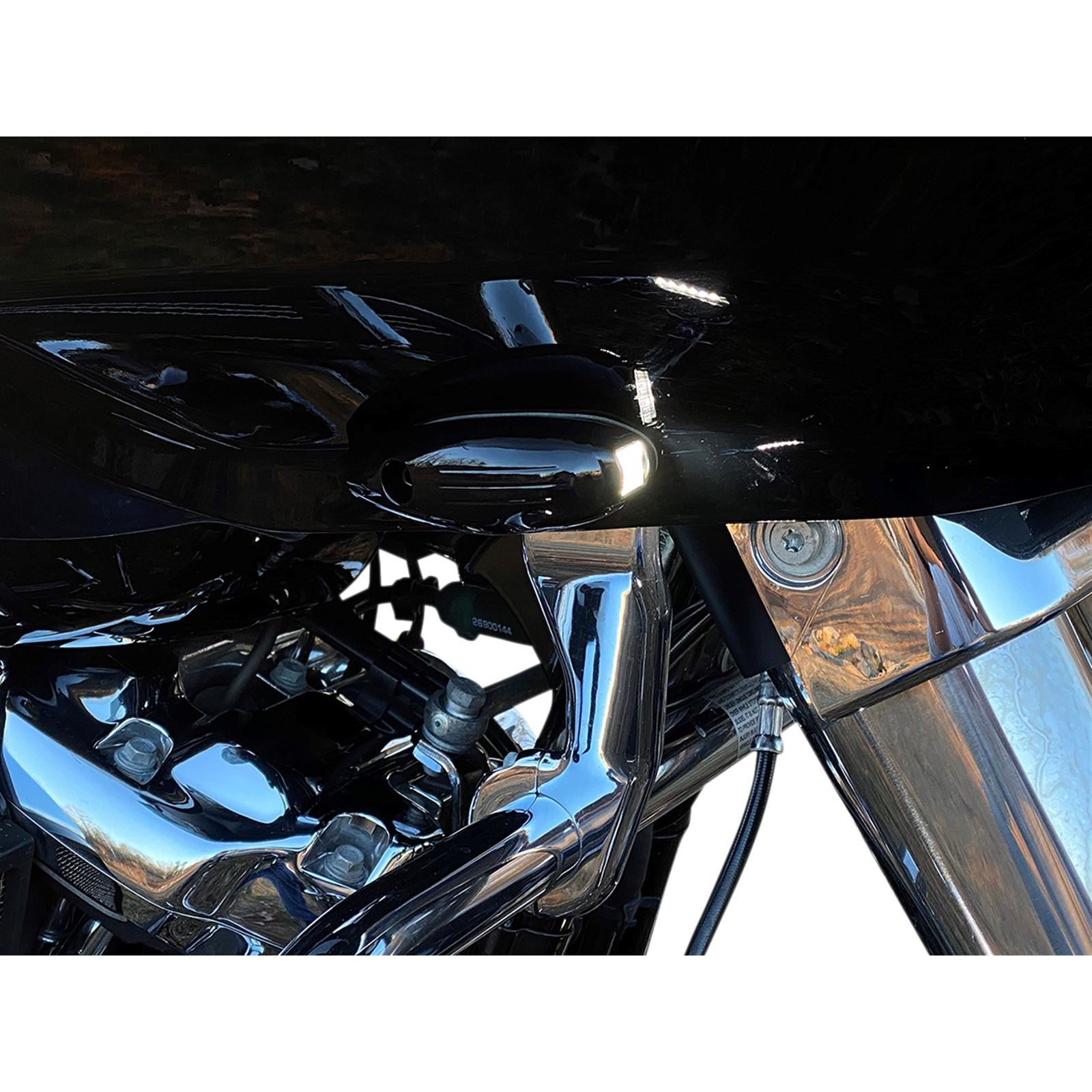 Custom Dynamics Turn Signal for Harley Davidson - Gloss Black PB-RG-TS-15-B_1043925