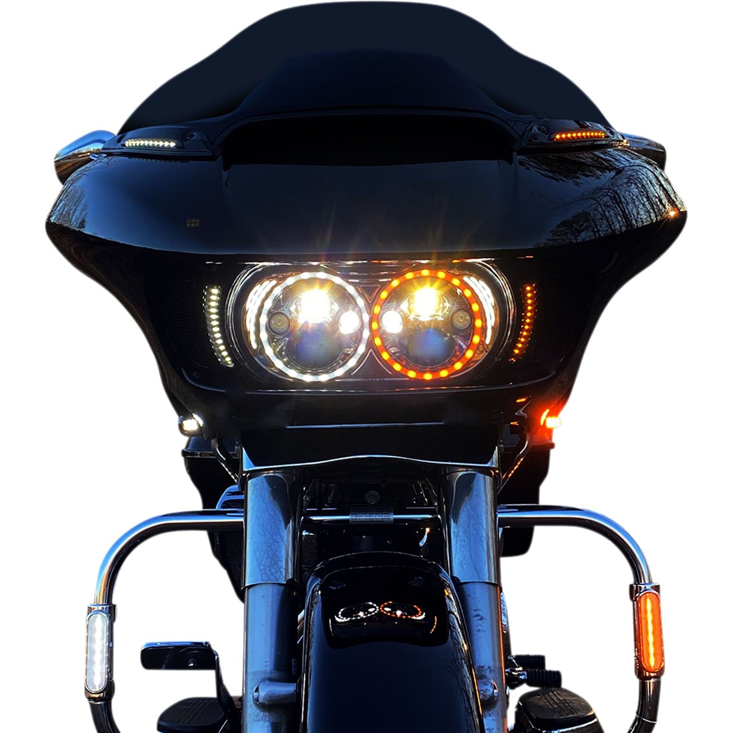 Custom Dynamics Turn Signal for Harley Davidson - Gloss Black PB-RG-TS-15-B_1043926