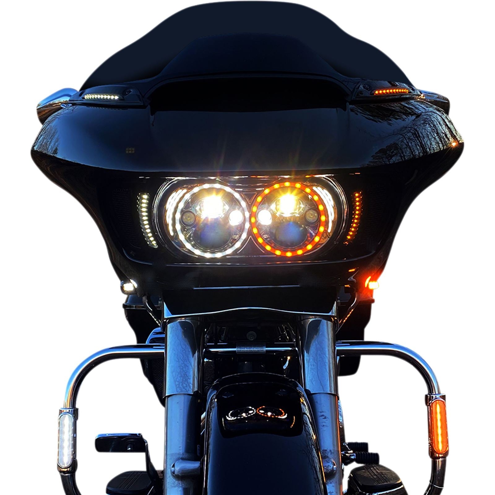Custom Dynamics Turn Signal for Harley Davidson - Gloss Black PB-RG-TS-15-B_1043926