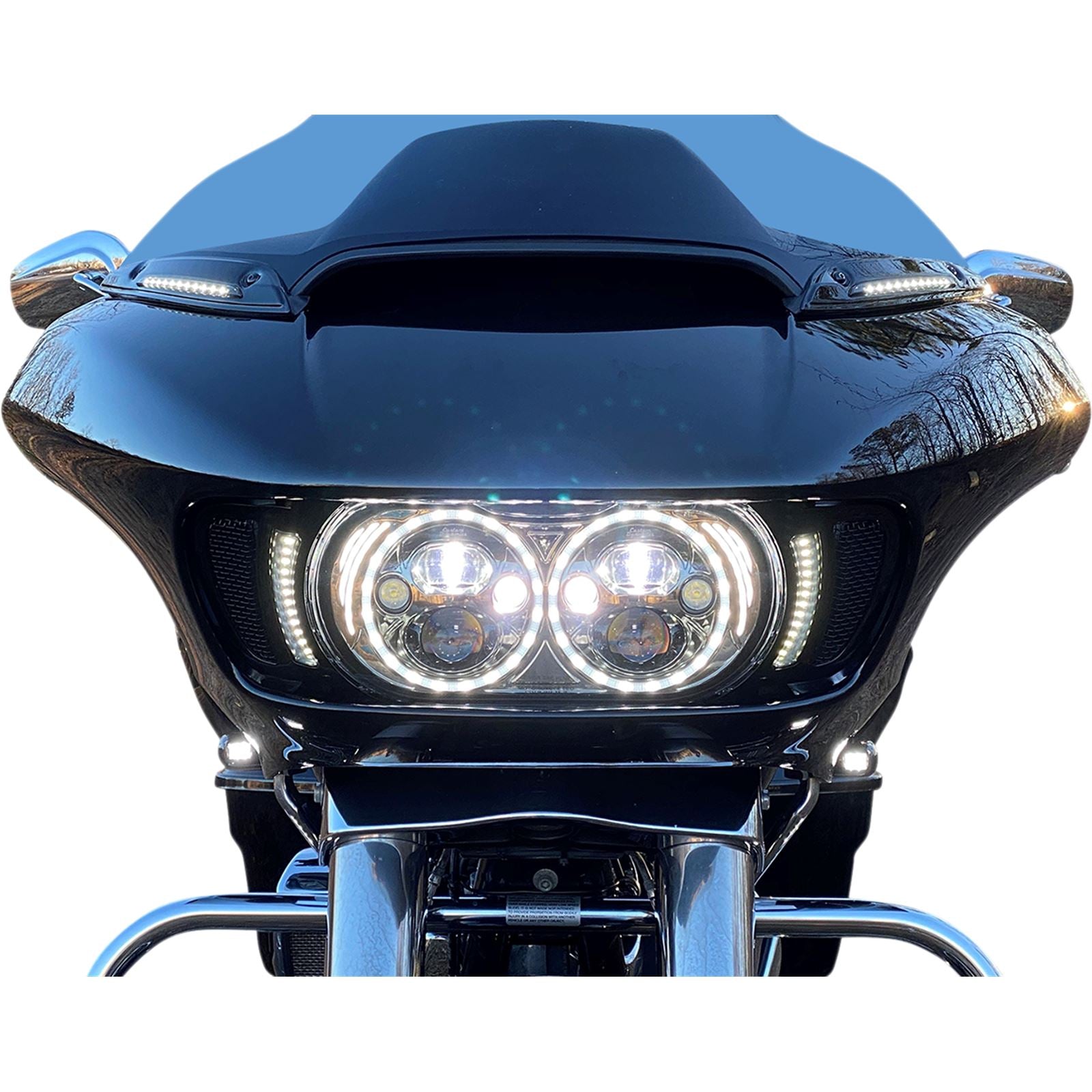 Custom Dynamics Turn Signal for Harley Davidson - Gloss Black PB-RG-TS-15-B_1043927