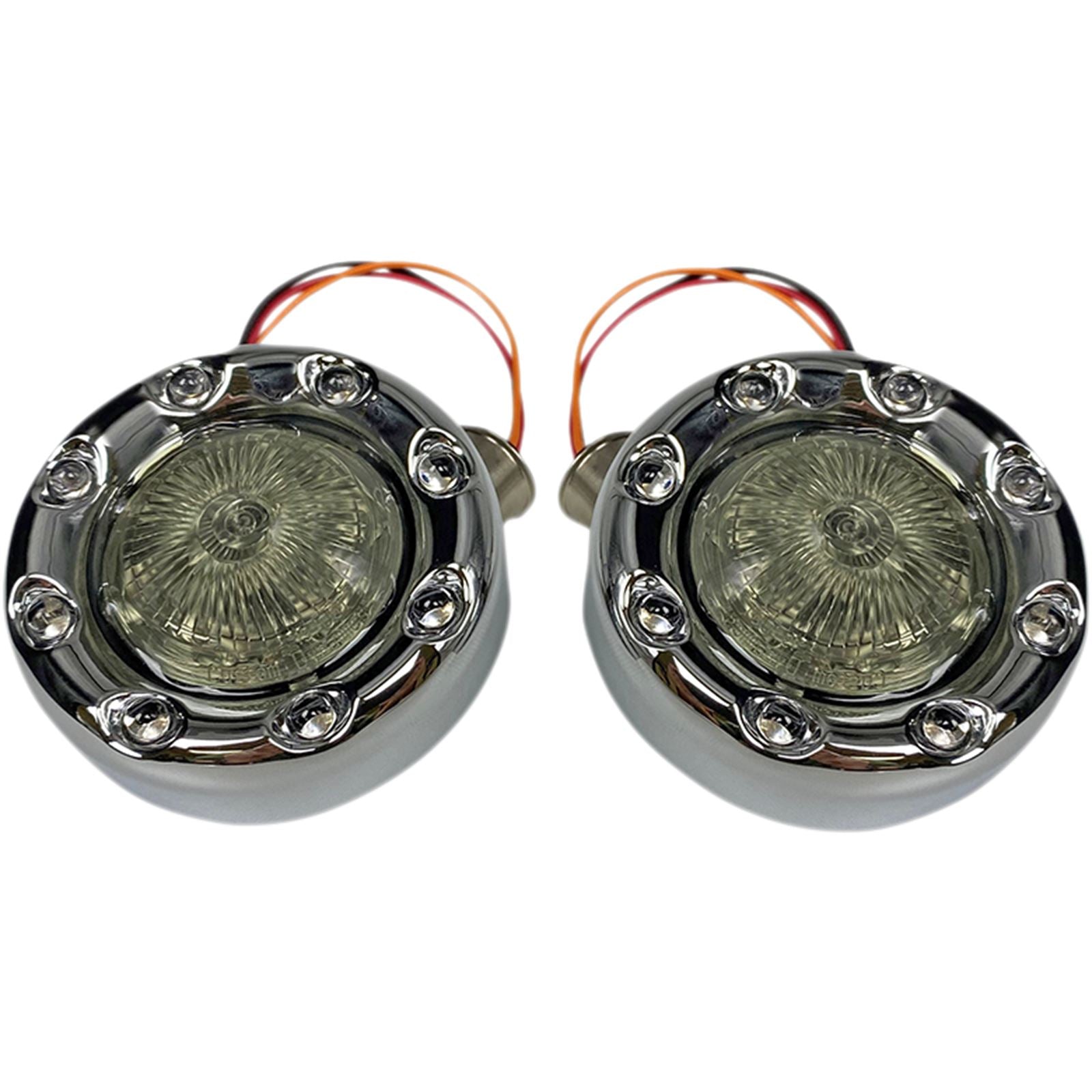 Custom Dynamics Bullet Turn Signal 1157 - Chrome - Smoke Lens PB-BR-AW-57-CS_1043931