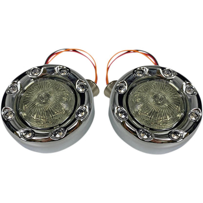 Custom Dynamics Bullet Turn Signal 1157 - Chrome - Smoke Lens PB-BR-AW-57-CS_1043931