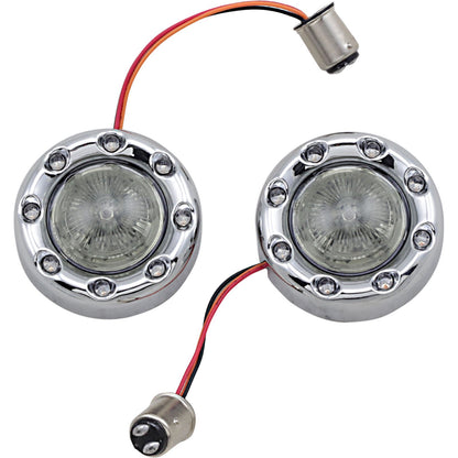 Custom Dynamics Bullet Turn Signal 1157 - Chrome - Smoke Lens PB-BR-RR-57-CS_1043870