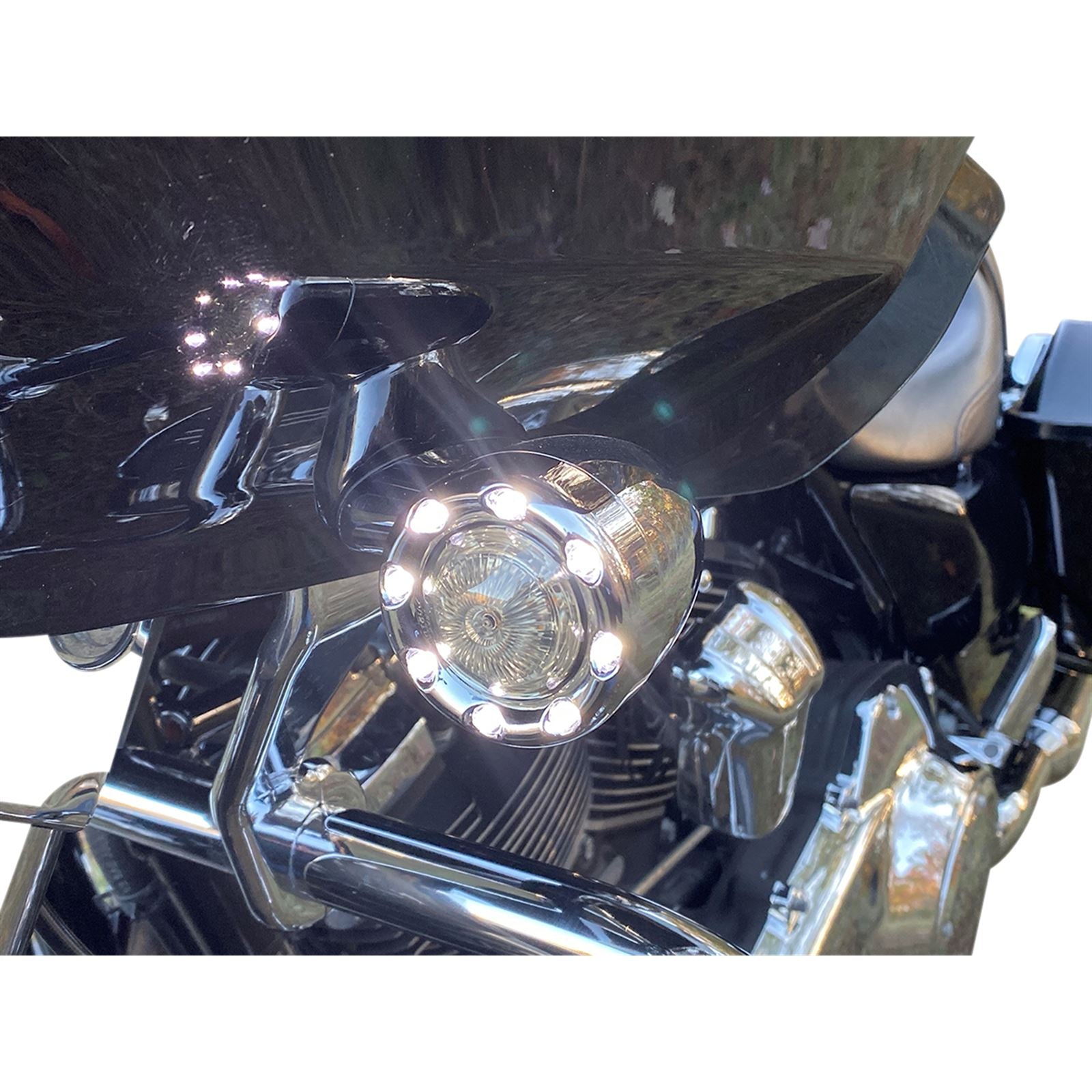 Custom Dynamics Bullet Turn Signal 1157 - Chrome - Smoke Lens PB-BR-RR-57-CS_1043918