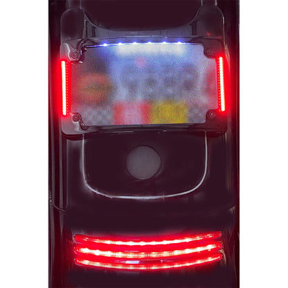 Custom Dynamics Curved License Plate Frame - Black TF06-BCM-B_1043991