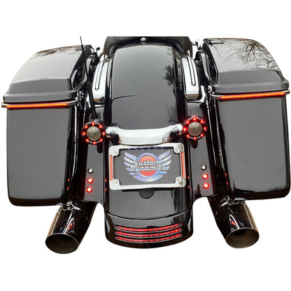 Custom Dynamics Curved License Plate Frame - Chrome TF06-BCM-C_1044019