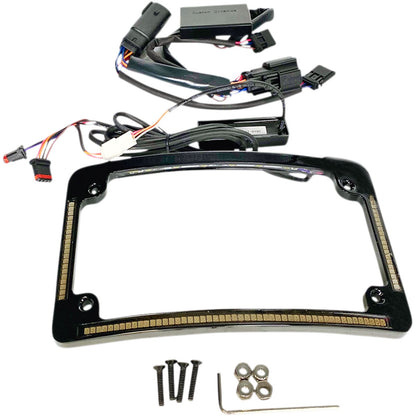 Custom Dynamics All in One License Plate Frame - Black TF05-BCM-B_1044020