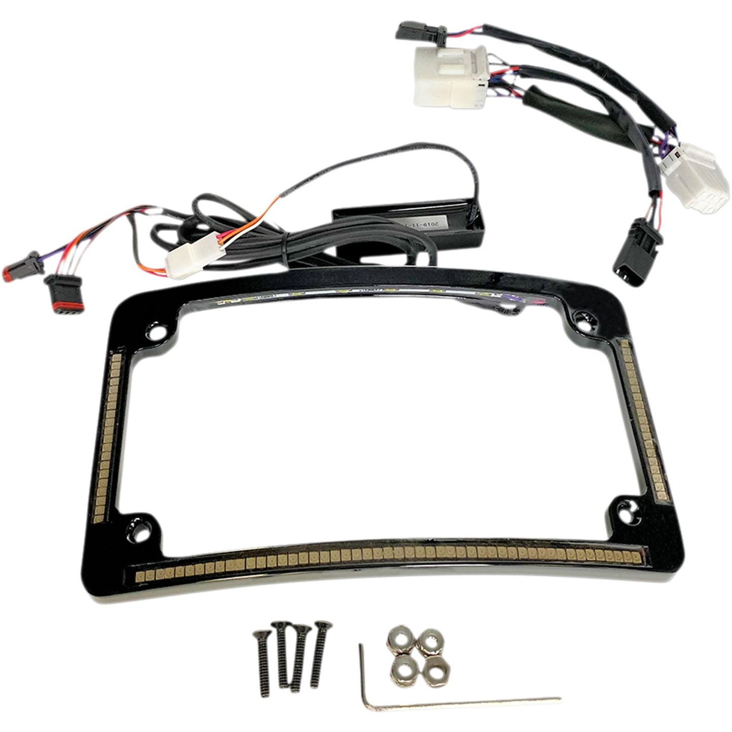 Custom Dynamics All in One License Plate Frame - Black TF05-HD-B_1044052