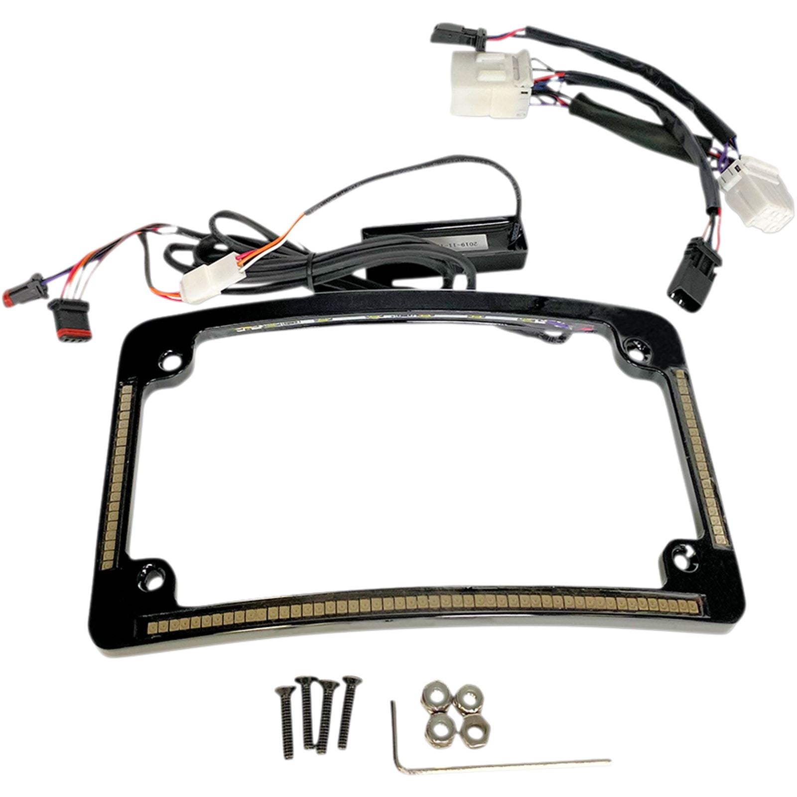 Custom Dynamics All in One License Plate Frame - Black TF05-HD-B_1044052