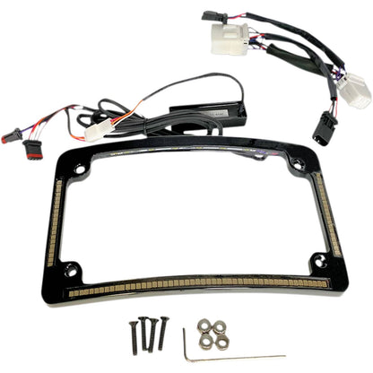 Custom Dynamics All in One License Plate Frame - Black TF05-HD-B_1044052