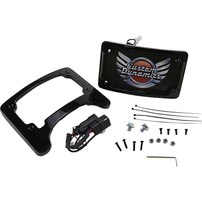 Custom Dynamics Turn Signal Eliminator/Illuminated Tri-Frame - Gloss Black TS-ELIM-06BCM-B_1044058