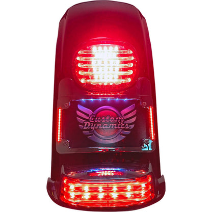 Custom Dynamics Turn Signal Eliminator/Illuminated Tri-Frame - Gloss Black TS-ELIM-06BCM-B_1044059