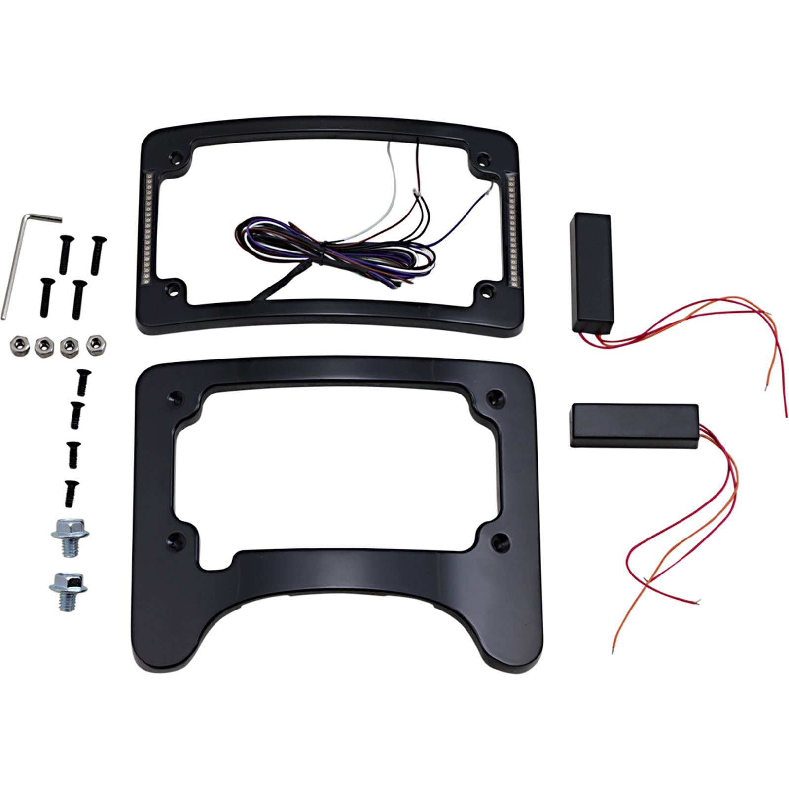 Custom Dynamics Turn Signal Eliminator/Illuminated Tri-Frame - Gloss Black TS-ELIM-06BCM-B_1044060