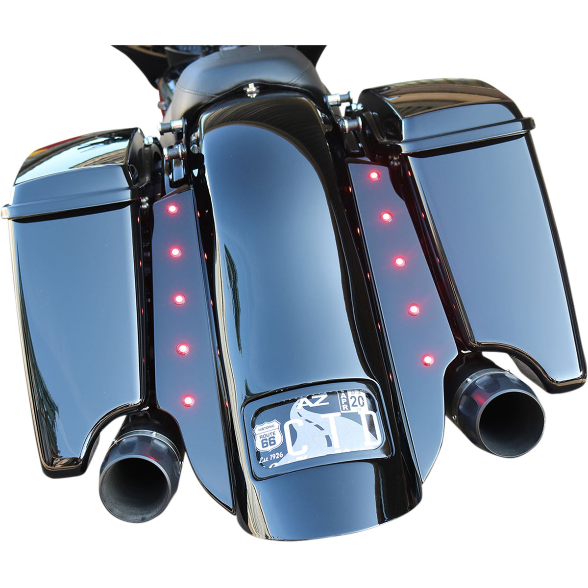 Paul Yaffe's Bagger Nation Lighning Boltz - Black/Amber [MPN: BOLTS-AMB-B]_1044024