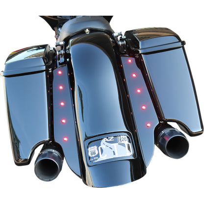 Paul Yaffe's Bagger Nation Lighning Boltz - Black/Amber [MPN: BOLTS-AMB-B]_1044024