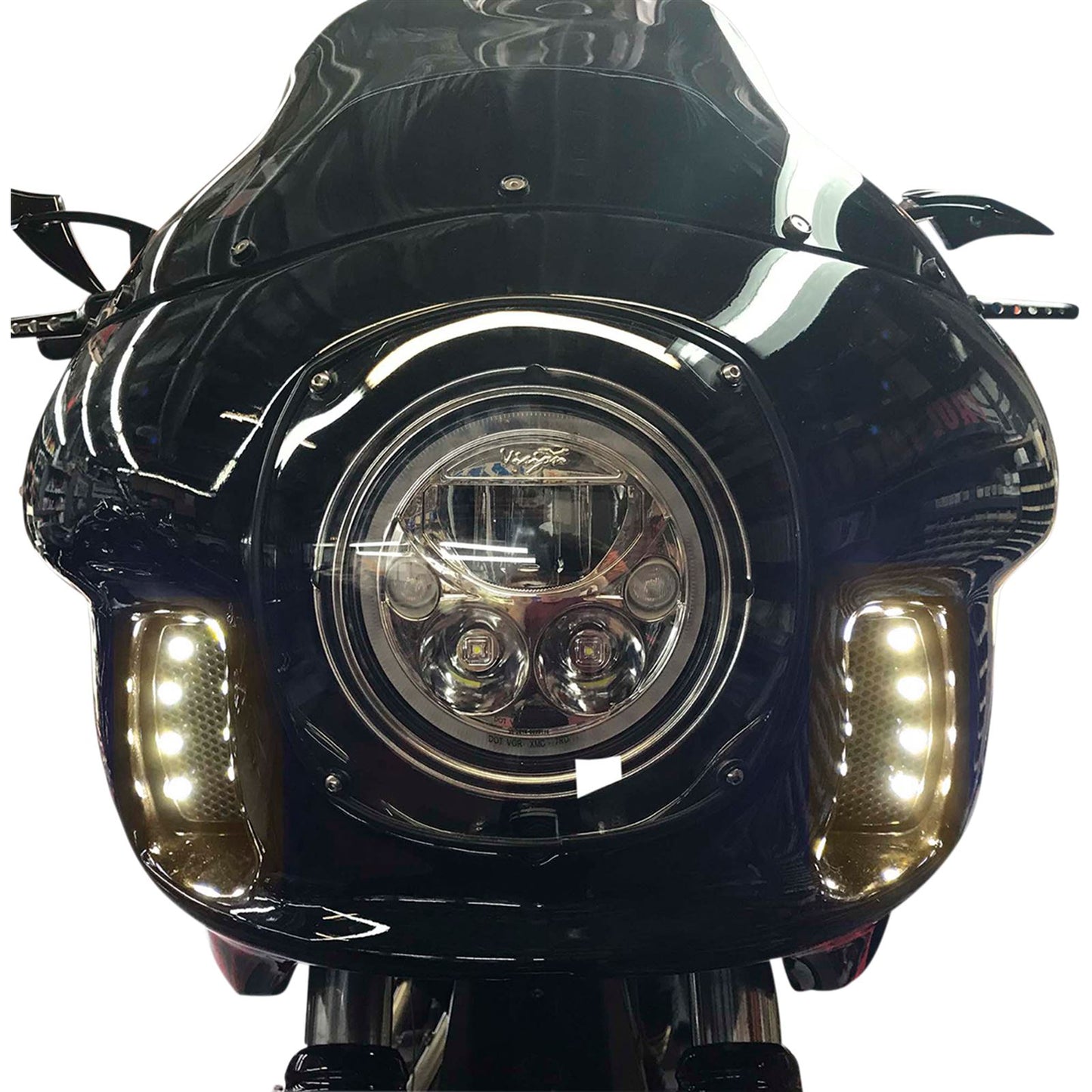 Paul Yaffe's Bagger Nation Lighning Boltz - Silver/White [MPN: BOLTS-DRL-S]_1044028